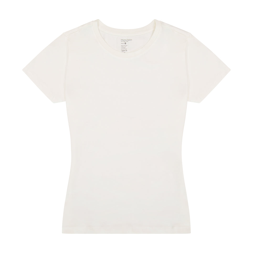 Women's T-Shirt Natural White - Organic Cotton